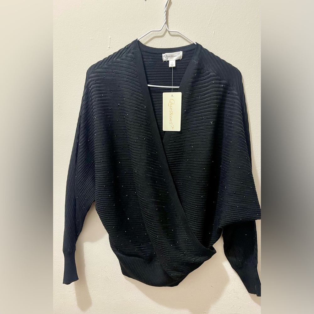 Black sweater new never worn